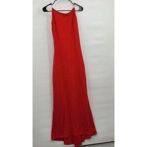 Jessica McClintock Gunne Sax Embellished Straps Maxi Dress Women Size 11-12 Vtg